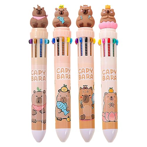 Gelschreiber von Carpincho, mehrfarbiger Kugelschreiber, Gelschreiber mit 10 Farben, Schreibwaren für die Schule, Schreibwaren mit Zeichentrickfilm, Schreibstift mit feiner Spitze für Kinder u Gelschreiber von Carpincho, mehrfarbiger Kugelschreiber, Gelschreiber mit 10 Farben, Schreibwaren für die Schule, Schreibwaren mit Zeichentrickfilm, Schreibstift mit feiner Spitze für Kinder u von Genérico