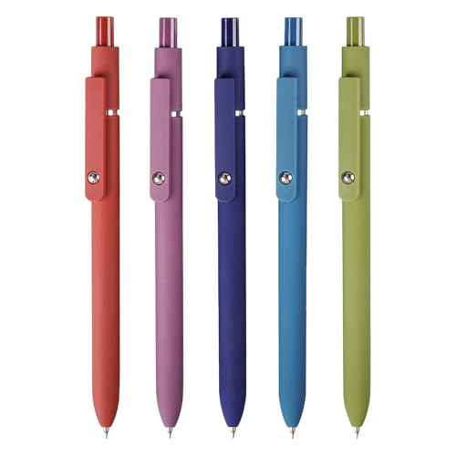 Gelschreiber zum Schreiben, Schreibwarenmaterial, Set mit 5 Kugelschreibern mit Touch-Fass, schnell trocknende Schreibstifte für Teenager, von Genérico