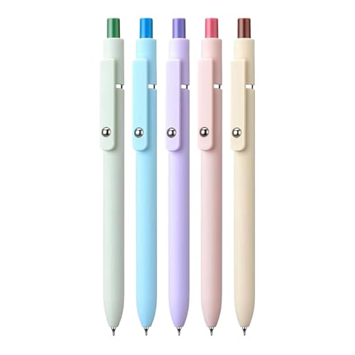 Gelschreiber zum Schreiben, Schreibwarenmaterial, Set mit 5 Kugelschreibern mit Touch-Fass, schnell trocknende Schreibstifte für Teenager, Gelschreiber zum Schreiben, Schreibwarenmaterial, Set mit 5 Kugelschreibern mit Touch-Fass, schnell trocknende Schreibstifte für Teenager, von Genérico