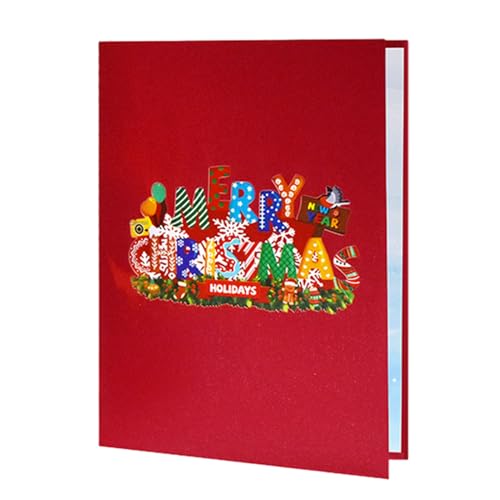 Genérico 3D-Karten, 3D-Weihnachtskarte, mit Musik und Licht, Tischdekoration für Feiern und Erinnerungen: Geburtstag, Abschlussfeier, Familie, Schule Genérico 3D-Karten, 3D-Weihnachtskarte, mit Musik und Licht, Tischdekoration für Feiern und Erinnerungen: Geburtstag, Abschlussfeier, Familie, Schule von Genérico