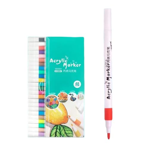 Genérico Acrylstifte, Acrylstifte, Kunstmalstifte für Felsmalerei, Zubehör für Acrylfarbe, wasserdicht, schnell trocknend Genérico Acrylstifte, Acrylstifte, Kunstmalstifte für Felsmalerei, Zubehör für Acrylfarbe, wasserdicht, schnell trocknend von Genérico