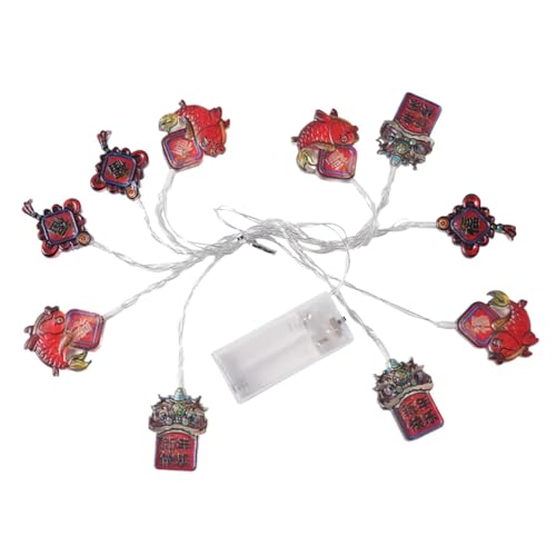 Genérico Chinese New Year Decorations, Holiday Home Decor, Battery Operated Colored String Lights, Festival Decorations Lights, Decorative New Year Dangling Ornaments For Fireplace, Living Room Genérico Chinese New Year Decorations, Holiday Home Decor, Battery Operated Colored String Lights, Festival Decorations Lights, Decorative New Year Dangling Ornaments For Fireplace, Living Room von Genérico