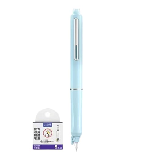Genérico Click Füllfederhalter mit feiner Spitze, feine Spitze, 0,38 mm, für Büro, Schule, Zuhause, Zeichnung, Skizzen, Tagebuch, Kalligraphie, Kinder, Schüler Genérico Click Füllfederhalter mit feiner Spitze, feine Spitze, 0,38 mm, für Büro, Schule, Zuhause, Zeichnung, Skizzen, Tagebuch, Kalligraphie, Kinder, Schüler von Genérico