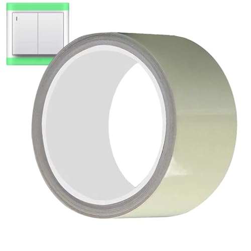Genérico Lumminous Tape - Klebeband für Stairs Stage Wall Lamp Decoration | Praktisches, fluoreszierendes grünes Reflektorband für Stairs Wände Exit Stages von Genérico