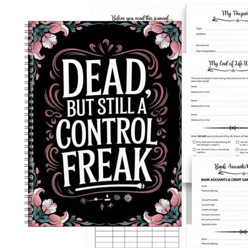 Genérico Planning Workbook – Planner Organiser | Final Wishes End Of Life Planner für letzte Wishes, wenn ich Gone Notebook, Estate Planning Book für Business Affairs von Genérico