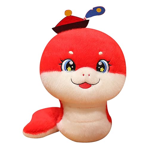 Genérico Plush Snake - Weiches chinesisches Haustierkissen | dekorative Länge mit einem gemütlichen Plüschstoff, einer glücklichen Schlange für Auto, Sofa, Bett und Festival Genérico Plush Snake - Weiches chinesisches Haustierkissen | dekorative Länge mit einem gemütlichen Plüschstoff, einer glücklichen Schlange für Auto, Sofa, Bett und Festival von Genérico