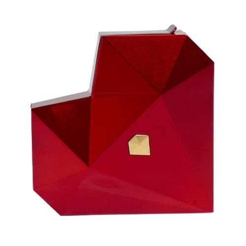 Genérico Pop-Up-Ring-Box – rote Ringschachtel und elegante rote Samt-Schatulle | Schmuckschatulle, Ringschachtel in Herzform | Ringschachtel aus Tee Genérico Pop-Up-Ring-Box – rote Ringschachtel und elegante rote Samt-Schatulle | Schmuckschatulle, Ringschachtel in Herzform | Ringschachtel aus Tee von Genérico