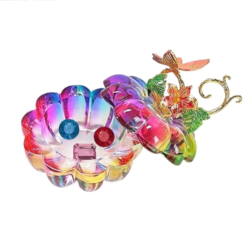 Genérico Schmuckschatulle mit Schmetterling für Damen, Organizer für Zubehör und dekorative Gegenstände, elegante Kollektion von Ohrringen und Schätzen als Geschenk für Tochter, Mutter, Oma und von Genérico