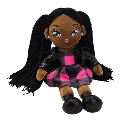 Genérico Schwarze Puppen | Schwarze Stoffpuppen mit Kleidung – realistisches Spielzeug für kleine Kinder, Mädchen im Vorschulalter, Rollenspiel, symbolisches Spiel, Geburtstag, Zuhause, Partys Genérico Schwarze Puppen | Schwarze Stoffpuppen mit Kleidung – realistisches Spielzeug für kleine Kinder, Mädchen im Vorschulalter, Rollenspiel, symbolisches Spiel, Geburtstag, Zuhause, Partys von Genérico