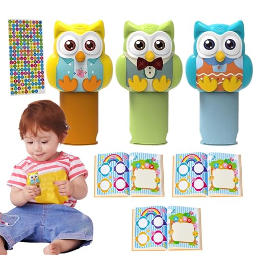 Genérico Sticker für Kinder, Sticker Stamper Toy, Nachfüllaufkleber und Buch - Kunst und Basteln für und Mädchen ab 3 Jahren, aus Osterkorb, Flugzeugaktivitäten von Genérico