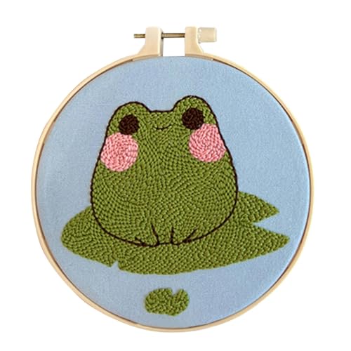 Genérico Stickerei-Set für Erwachsene, Bastelset, Needlepoint Kits für Erwachsene, verstellbares Stickset, Bastelsets für Erwachsene für kreative Projekte von Genérico