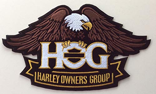 Generischer großer Aufnäher mit Adler Hog Harley Davidson Modell Neu von Generico