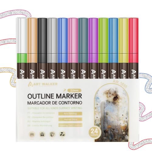 Glitzernde Farbstifte | Glanzstift für Wald, Marker, für Keramik, Schreiben, Briefe, Scrapbooks, Schilder, verschiedene Anwendungsmöglichkeiten von Genérico
