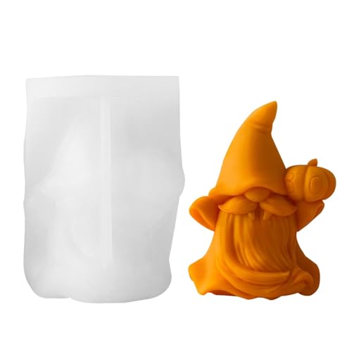 Gnomkerzenseifenform, langlebig, Gnomform, Silikonform, Gnom, Epoxidharz, Gnom, Bastelbedarf, Formen zur Herstellung von Kerzen, Mo Gnomkerzenseifenform, langlebig, Gnomform, Silikonform, Gnom, Epoxidharz, Gnom, Bastelbedarf, Formen zur Herstellung von Kerzen, Mo von Genérico