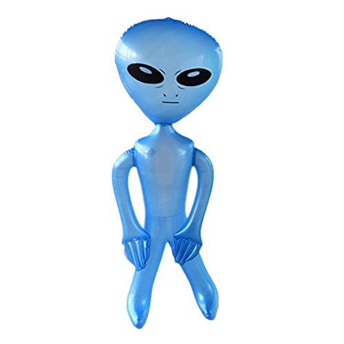 Green Alien Inflate - Alien-Partydekorationen | Jumbo Green Alien Aufblasbare Alien-Figur Alien Riesenexplosion Alien Alien Luftballon Foto Foto bläst Alien von Genérico
