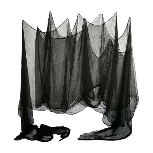 Gruseliger und gruseliger Chiffon-Stoff, gruseliger und gruseliger Chiffon-Tuch für Halloween, weiche und leichte Weihnachtsdekorationen im Freien, gruseliger Chiffon-Stoff, gruseliger Stoff für von Genérico