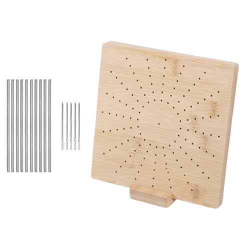 Häkelnadel-Brett: Sperrmatte aus Holz mit Stecknadeln, Bastelwerkzeug für Anfänger und Experten, für Mütter, Großmütter, kleine und große Optionen von Genérico