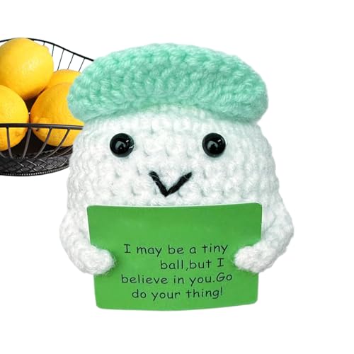 Häkelpuppe | Strickpuppe für Golfbälle | kleine dekorative Dekoration für Schreibtisch, Wohnzimmer, Schlafzimmer, Geschenk zu Weihnachten und Geburtstag von Genérico