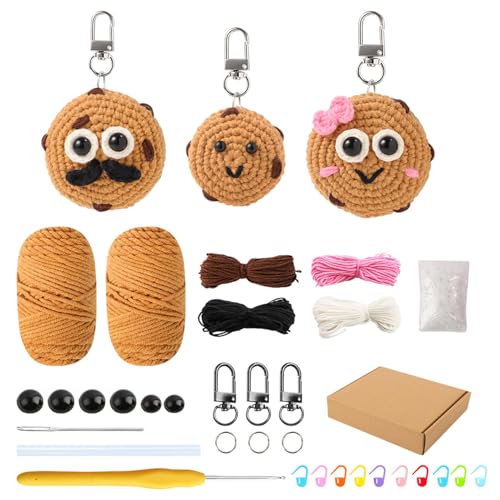 Häkelset – Häkelnadel-Set | Tragbares Cookiess Garn und Haken, Strickzubehör mit Video-Tutorials für Kinder, Erwachsene, Vorspeisen, Profis Häkelset – Häkelnadel-Set | Tragbares Cookiess Garn und Haken, Strickzubehör mit Video-Tutorials für Kinder, Erwachsene, Vorspeisen, Profis von Genérico
