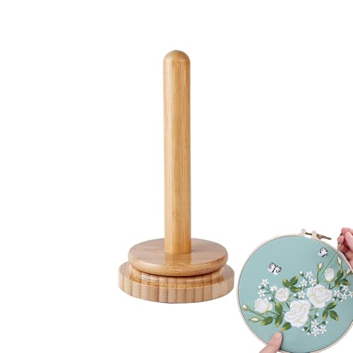 Häkelständer | Drehbarer -Organizer für Holzrollen | Häkelzubehör | Wicklerhalter für Teenager, Familie, Schneider, Designer von Genérico