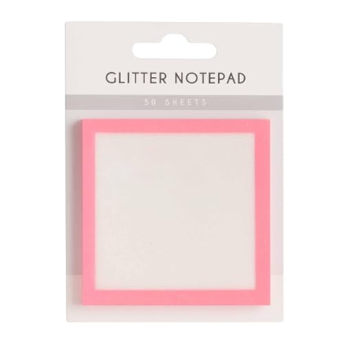Haftnotizen: glitzernde Memorando-Pads, selbstklebende Schreibpapiere, 50 Blatt, ideal für schnelle Erinnerungen an die tägliche Planung Haftnotizen: glitzernde Memorando-Pads, selbstklebende Schreibpapiere, 50 Blatt, ideal für schnelle Erinnerungen an die tägliche Planung von Genérico