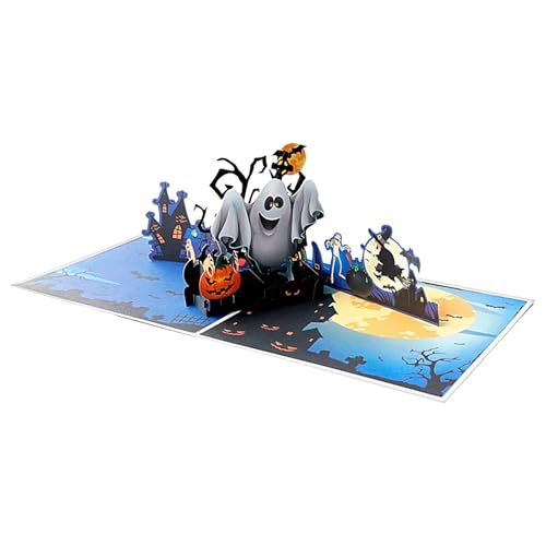 Halloween Geburtstagskarte | Halloween Pop Up Karte | Halloween Party Karte - Weihnachtskarten | festliche und kreative Box Karte | Partykarte von Genérico