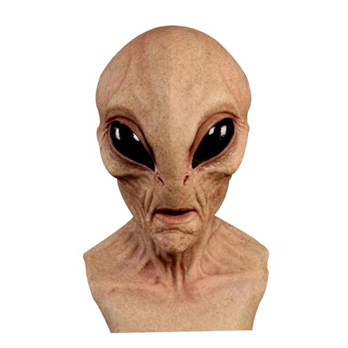 Halloween Latex – Alien-Spachtelmasse, Horrorfilm, Halloween-Kostüm mit Glatzenkopf, gruseliges Vollgesicht, Accessoire Halloween Latex – Alien-Spachtelmasse, Horrorfilm, Halloween-Kostüm mit Glatzenkopf, gruseliges Vollgesicht, Accessoire von Genérico