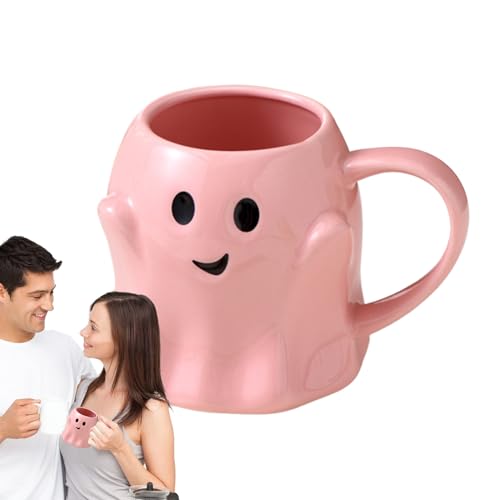 Halloween-Tasse | Geistertasse aus Keramik, 440 ml, wiederverwendbar, für Getränke, Tee, Zuhause, Küche, Schlafzimmer, Universität, Alltag, Spieleabend Halloween-Tasse | Geistertasse aus Keramik, 440 ml, wiederverwendbar, für Getränke, Tee, Zuhause, Küche, Schlafzimmer, Universität, Alltag, Spieleabend von Genérico