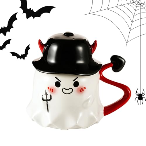 Halloween-Tassen, niedliche Keramiktasse für Halloween, Dekoration für Haus, Party, Büro, Jugendliche von Genérico