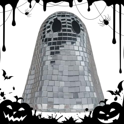 Halloween-Tischdekoration, gruseliger Geist, silberne Scheibe für Tisch, wiederverwendbare Dekoration für Partys zu Hause, abgestuftes Tablett in der Mitte Halloween-Tischdekoration, gruseliger Geist, silberne Scheibe für Tisch, wiederverwendbare Dekoration für Partys zu Hause, abgestuftes Tablett in der Mitte von Genérico