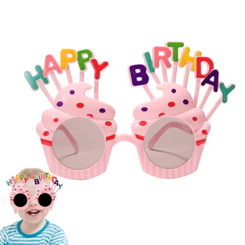 "Happy Birthday"-Brille, Foto-Zubehör, neuartige und lustige Sonnenbrille, weich und bequem, Kostümzubehör mit klarer Sicht, blendfreie Sonnenbrille für Fotos, Dekoration "Happy Birthday"-Brille, Foto-Zubehör, neuartige und lustige Sonnenbrille, weich und bequem, Kostümzubehör mit klarer Sicht, blendfreie Sonnenbrille für Fotos, Dekoration von Genérico