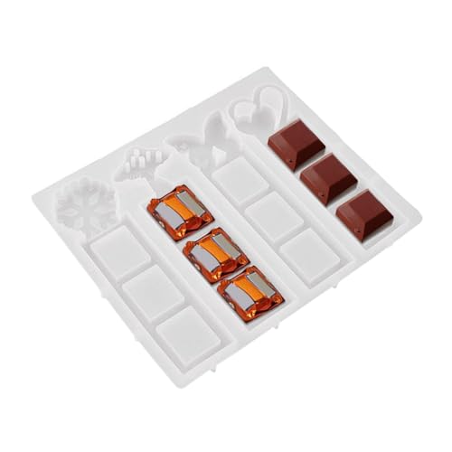Harzformen: Epoxidformen mit 3 Mulden, Bastelwerkzeug aus Lehmharz, Schokoladenform für DIY-Projekte, Zubehör für Sojawachs, Seife Harzformen: Epoxidformen mit 3 Mulden, Bastelwerkzeug aus Lehmharz, Schokoladenform für DIY-Projekte, Zubehör für Sojawachs, Seife von Genérico