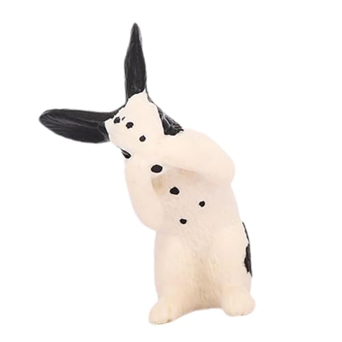 Hasenfigur, Hasenfigur, Realistic Bunny Cupcake- , niedliche Party-Gastgeschenke, Schreibtischdekoration, pädagogisches Tierspielzeug für Kinder von Genérico