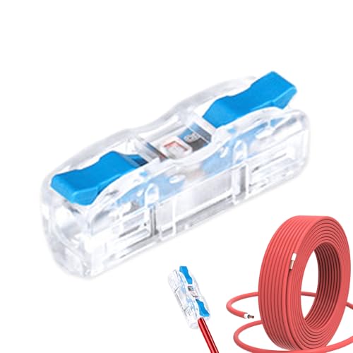 Hebelkabelanschlüsse: kompakter elektrischer Kabelverbinder, 1 zu 1 Kabelverbinder, Kabelverbinder, Hebelverbindungsstecker für schnelle elektrische Verkabelung, Klemmen Hebelkabelanschlüsse: kompakter elektrischer Kabelverbinder, 1 zu 1 Kabelverbinder, Kabelverbinder, Hebelverbindungsstecker für schnelle elektrische Verkabelung, Klemmen von Genérico