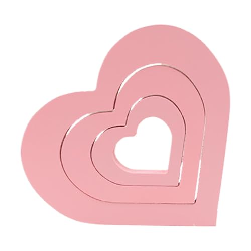 Holzdekoration für Esstisch, Holzschild zum Valentinstag | 3 x Tischdekoration in Herzform aus Holz in Form von Liebe | Holzschilder in Co-Form Holzdekoration für Esstisch, Holzschild zum Valentinstag | 3 x Tischdekoration in Herzform aus Holz in Form von Liebe | Holzschilder in Co-Form von Genérico