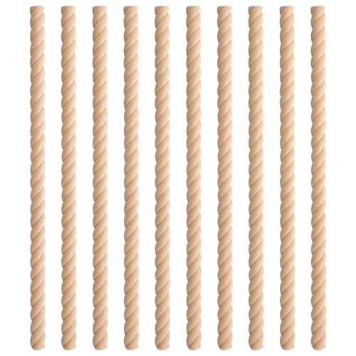 Holzmessung: Unvollendete 3D-Zierleisten, dekorative Formteile von Madra, 10 Stück, unvollendetes Holzzubehör, Rahmendekoration für die Garderobe Holzmessung: Unvollendete 3D-Zierleisten, dekorative Formteile von Madra, 10 Stück, unvollendetes Holzzubehör, Rahmendekoration für die Garderobe von Genérico