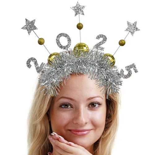 Hüte mit glitzernden Sternen | Hüte 2025 - Handgefertigte Häkelhüte, Stirnband mit glänzenden Pailletten, Accessoire für Festival-Kostüme für Amig Hüte mit glitzernden Sternen | Hüte 2025 - Handgefertigte Häkelhüte, Stirnband mit glänzenden Pailletten, Accessoire für Festival-Kostüme für Amig von Genérico