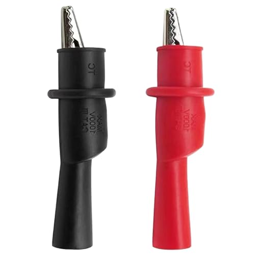 Isoliertes Testwerkzeug – Elektrisches Testkabel-Werkzeug | Krokodil-Testclip für Krokodil-Test, Multimeter, Klemmen-Tester, elektrische Sonde, Sonde von Genérico