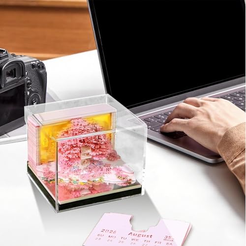 Kalender 2026, skulptureller 3D-Kalender aus Papier, natürlicher Stil, dekorativ, Haus, Baum mit , Notizblock für Schreibtisch, Zuhause, Büro Kalender 2026, skulptureller 3D-Kalender aus Papier, natürlicher Stil, dekorativ, Haus, Baum mit , Notizblock für Schreibtisch, Zuhause, Büro von Genérico