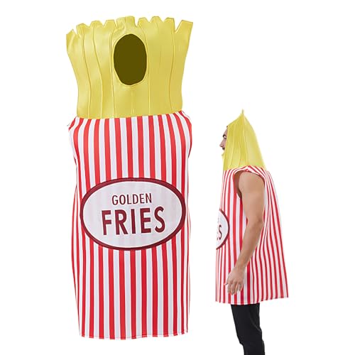 Kartoffel-Kostüm | Kartoffel-Themen-Kostüm für Kostümpartys, kreatives Fast-Food-Kostüm für Männer und Frauen, für Halloween-Partys und Veranstaltungen von Genérico