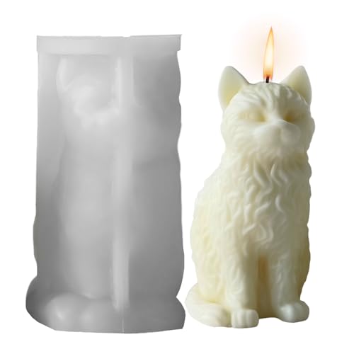 Katzenharzform - Silikon-Katzenformen, Kerzenharzgießformen | Bastelbedarf, Werkzeuge für die Handhabung von Formen für Desktop-Dekoration aus Epoxidharz zur Dekoration Katzenharzform - Silikon-Katzenformen, Kerzenharzgießformen | Bastelbedarf, Werkzeuge für die Handhabung von Formen für Desktop-Dekoration aus Epoxidharz zur Dekoration von Genérico