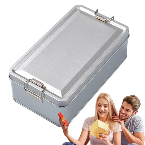 Keksdosen aus Metall: Aufbewahrungsboxen aus Metall, Aufbewahrungsbehälter für weiße Folien, staubdichte Aufbewahrungsboxen für Zuhause, Küche, Schreibtisch von Genérico