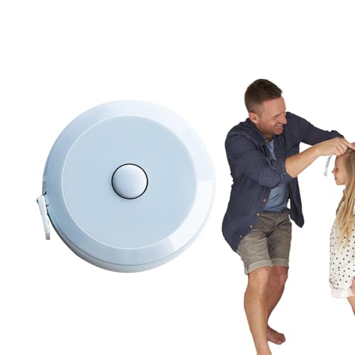 Kleines Maßband: Körpermaßband | 200 cm Übungs-Tumbler Miding Tape | Doppelte Skalen mit weichem einziehbarem Lineal | Messwerkzeuge zum Nähen von Genérico