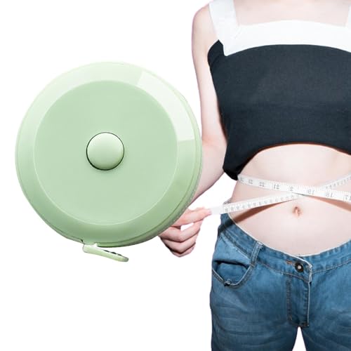Kleines Maßband: Körpermaßband | 200 cm Übungs-Tumbler Miding Tape | Doppelte Skalen mit weichem einziehbarem Lineal | Messwerkzeuge zum Nähen von Genérico