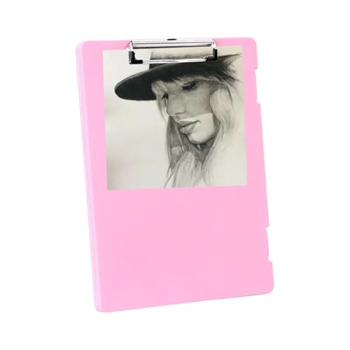 Klemmbrett mit doppelten Clips, Klemmbrett mit Aufbewahrung, Klemmbrett mit Doppelclip-Dateiabdeckung, robuste Clips mit gestreiftem Schnallen-Design für Notizen, von Genérico