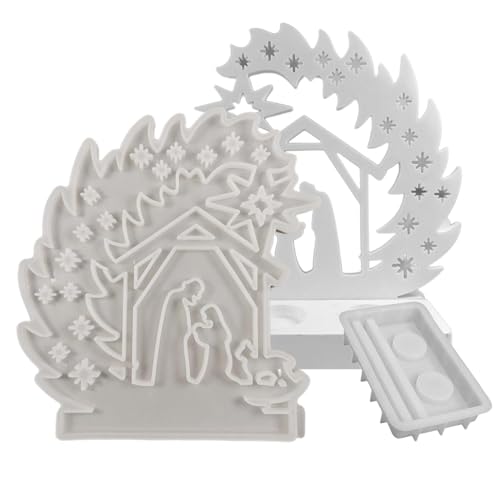Krippenform aus Harz, Silikonform für Geburtsszene, Epoxidharz, Krippendekoration, Silikonform für Krippe, Dekoration aus katholischem Harz Krippenform aus Harz, Silikonform für Geburtsszene, Epoxidharz, Krippendekoration, Silikonform für Krippe, Dekoration aus katholischem Harz von Genérico