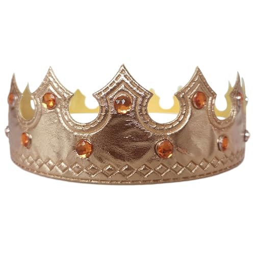 Krone für Prinzenkostüm, Geburtstagskrone für Kinder, verstellbare Krone für Kinderparty, Gold King Crown Cosplay, Themenparty, besondere Ereignisse, elegante Königskrone, Prom King Krone für Prinzenkostüm, Geburtstagskrone für Kinder, verstellbare Krone für Kinderparty, Gold King Crown Cosplay, Themenparty, besondere Ereignisse, elegante Königskrone, Prom King von Genérico
