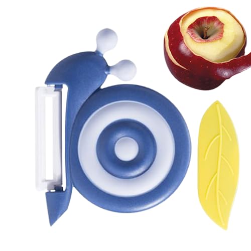 Küchenschäler, manueller Gemüseschneider in Schneckenform, Keramikreibe mit rutschfestem Griff, für Salate, Zuhause, Camping, Picknick, Outdoor, Kinder Küchenschäler, manueller Gemüseschneider in Schneckenform, Keramikreibe mit rutschfestem Griff, für Salate, Zuhause, Camping, Picknick, Outdoor, Kinder von Genérico