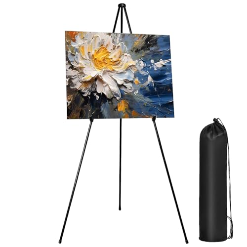 Leinwand-Ständer, zusammenklappbare Kunst, Easel, höhenverstellbar, tragbar, rutschfest, vielseitig einsetzbar zum Zeichnen, Ausstellen, Visualisieren Leinwand-Ständer, zusammenklappbare Kunst, Easel, höhenverstellbar, tragbar, rutschfest, vielseitig einsetzbar zum Zeichnen, Ausstellen, Visualisieren von Genérico