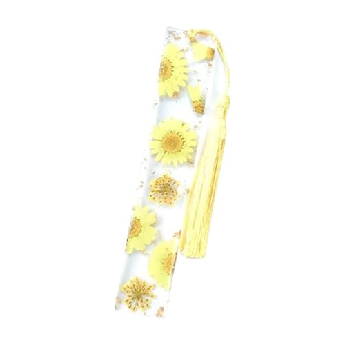 Lesezeichen für Damen, gepresste , transparentes Gänseblümchen-Epoxidharz, Lesezeichen für Buchliebhaber, Frauen, Männer, beste Freundin Lesezeichen für Damen, gepresste , transparentes Gänseblümchen-Epoxidharz, Lesezeichen für Buchliebhaber, Frauen, Männer, beste Freundin von Genérico